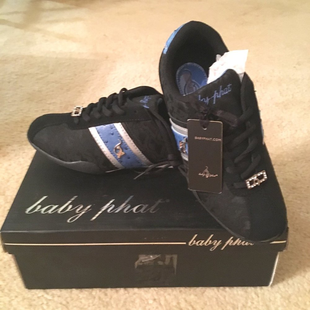 BabyPhat Estelle 102015703A Casual Shoe Black/Blue